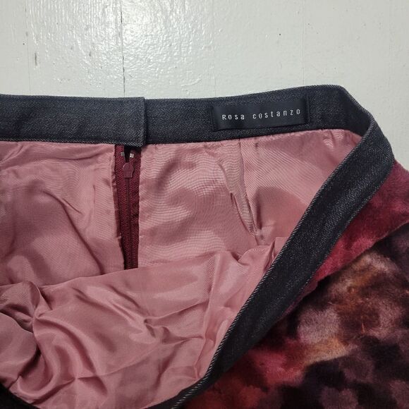 Rosa Costanzo Circle Brushed Furry Midi Skirt - Picture 2 of 10